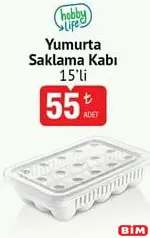 HOBBY LİFE YUMURTA SAKLAMA KABI 15’Lİ